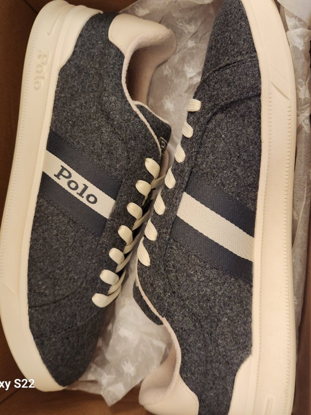 Polo Ralph Lauren Heritage Court II Wool Sneakers. NIB. Size 11.5 - Picture 10 of 11